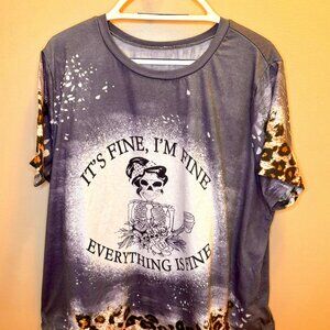 Emery Rose - I'm Fine, I'm Fine, Everything is Fine Women's Shirt 4X